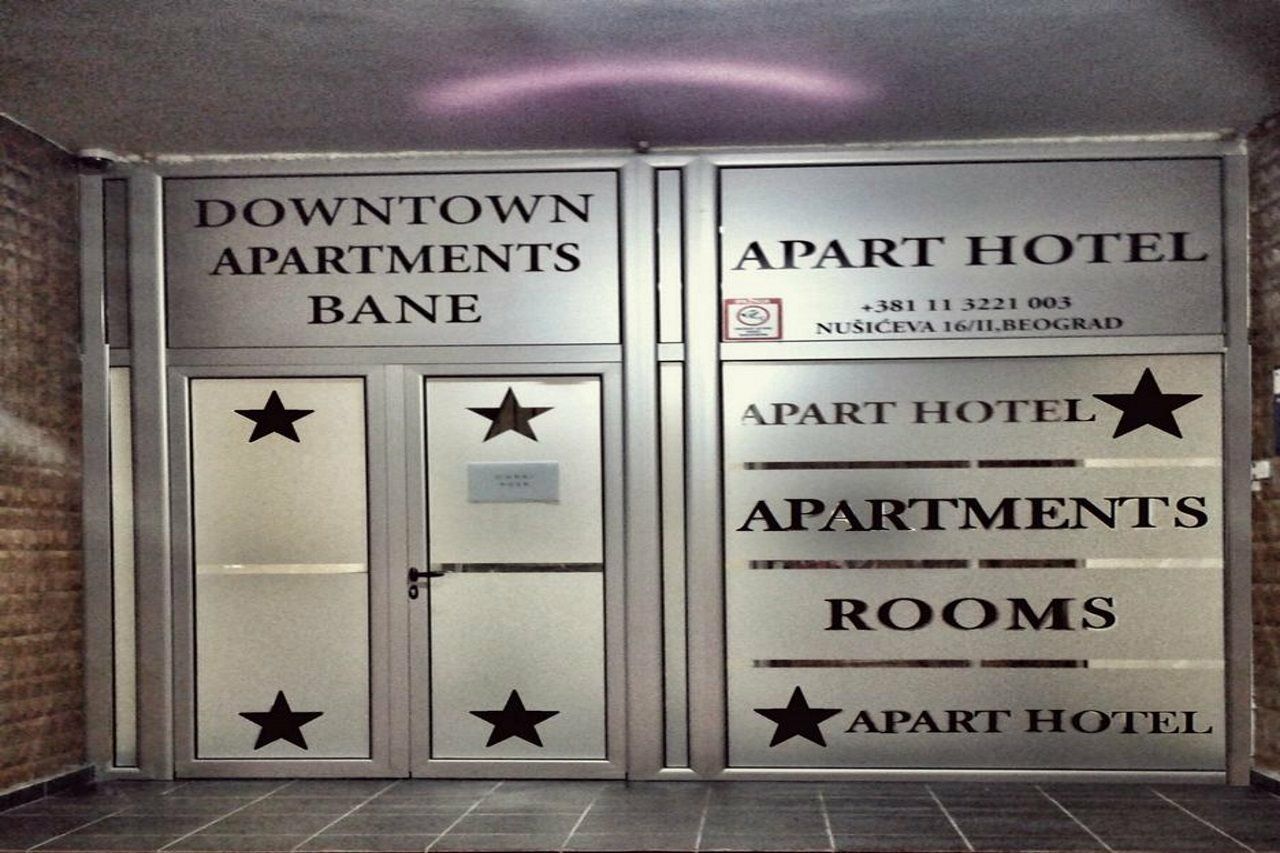 Downtown Apart Hotel Bane Belgrado Exterior foto